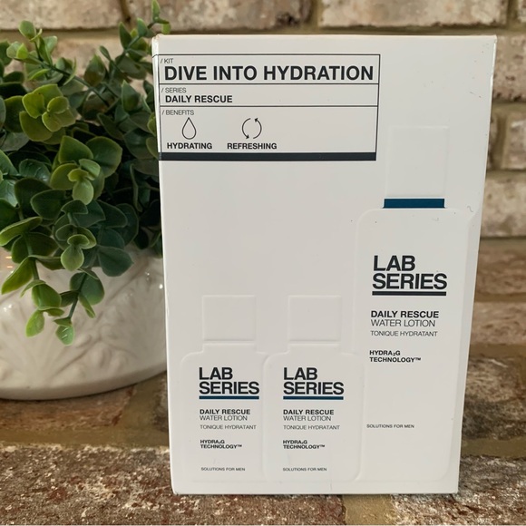 ✨$15✨ LAB Series | Dive Into Hydration Daily Rescue Water Lotion Set | NIB - Picture 7 of 11